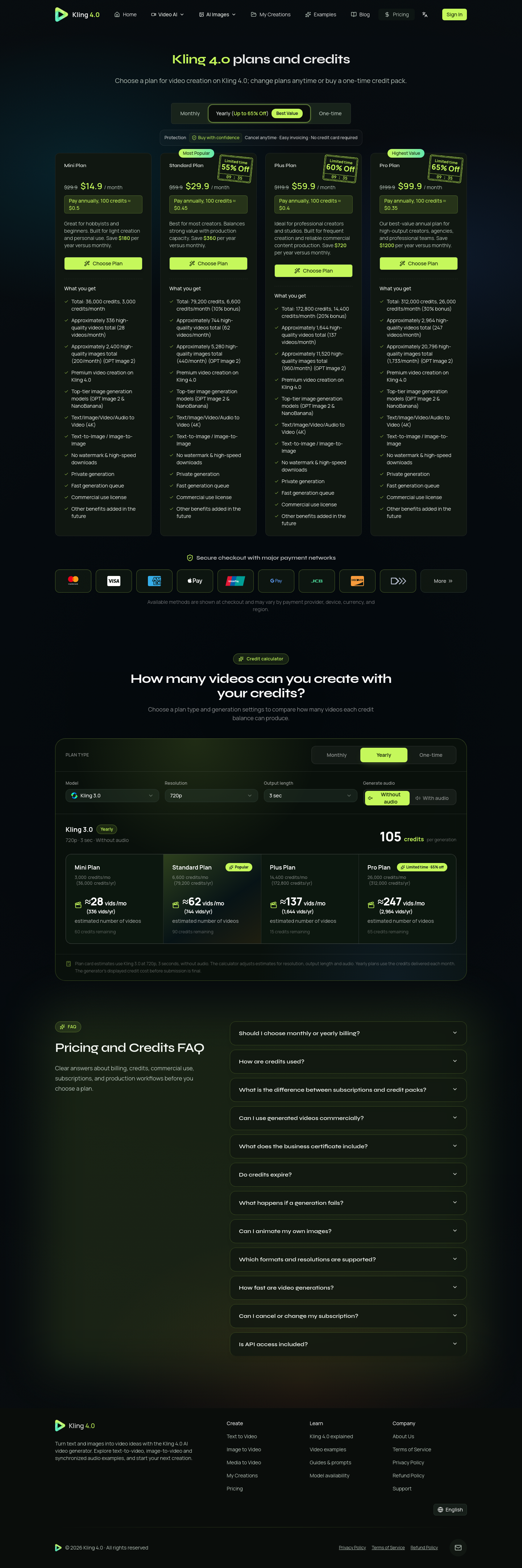 No credit card element