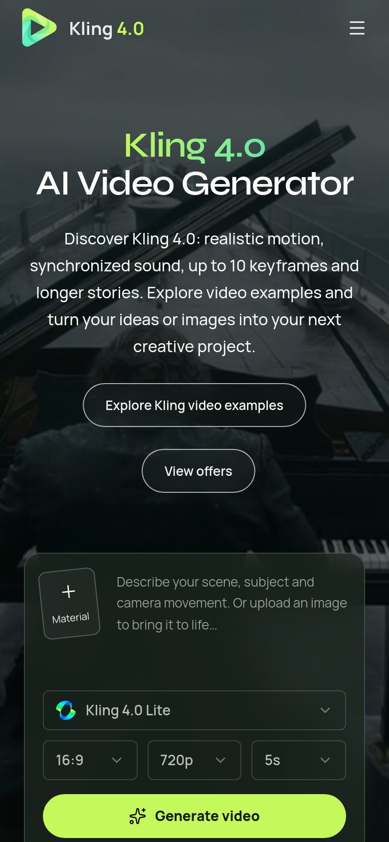 Homepage / Lander