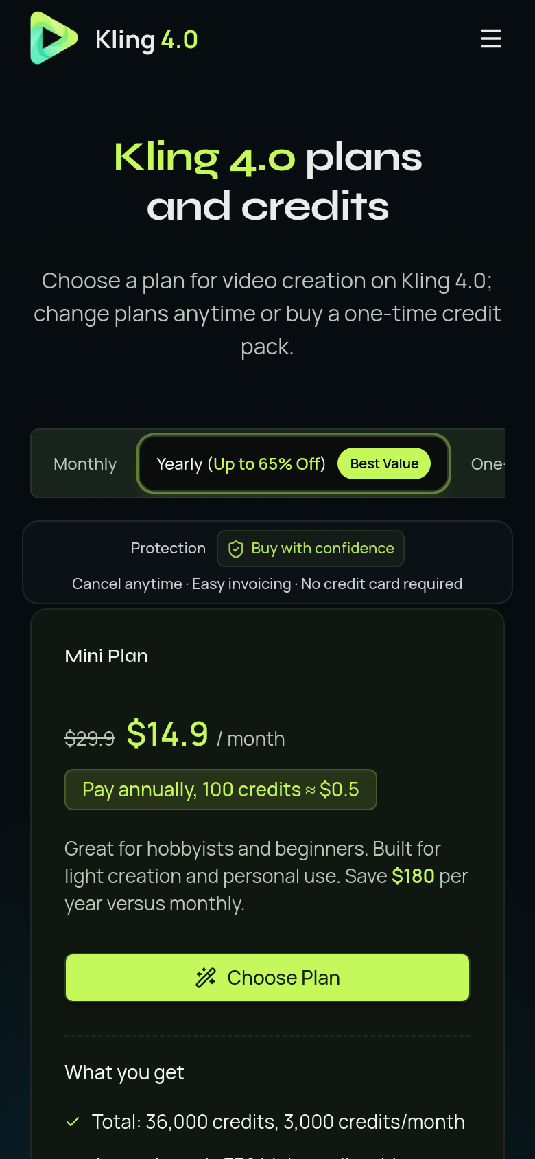 Pricing