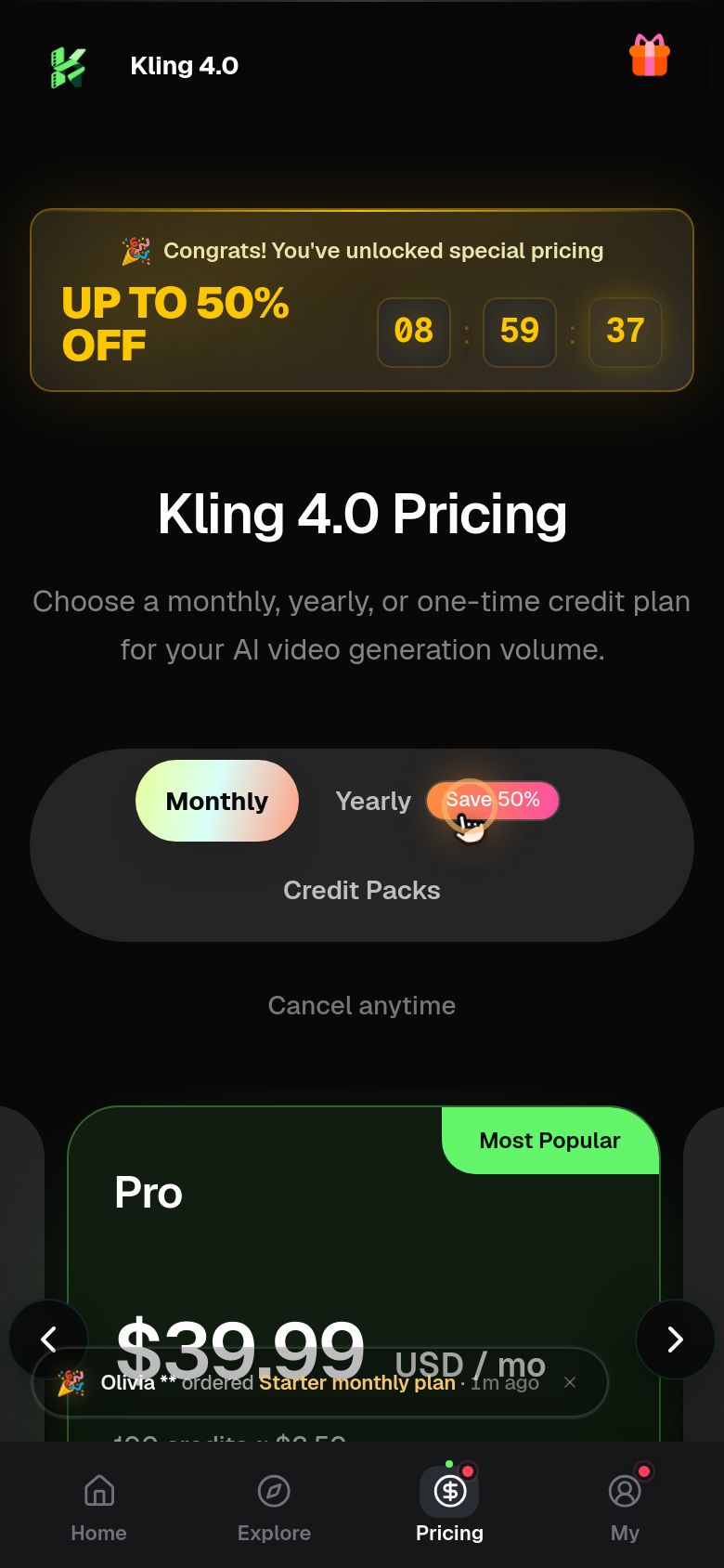 Pricing