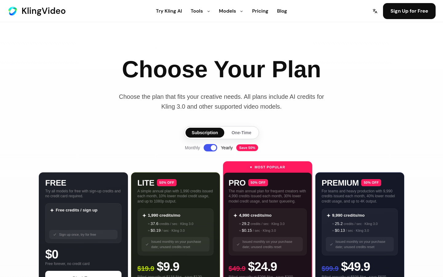 Pricing