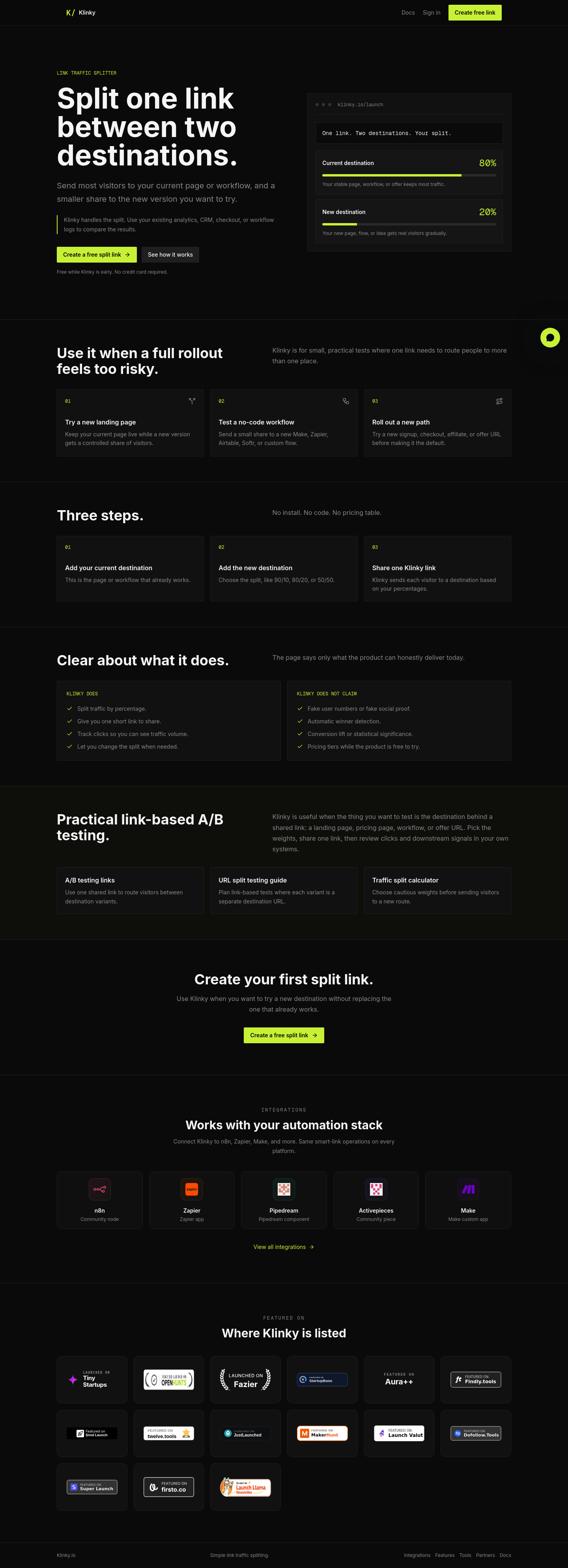 klinky.io — The Trust Wall