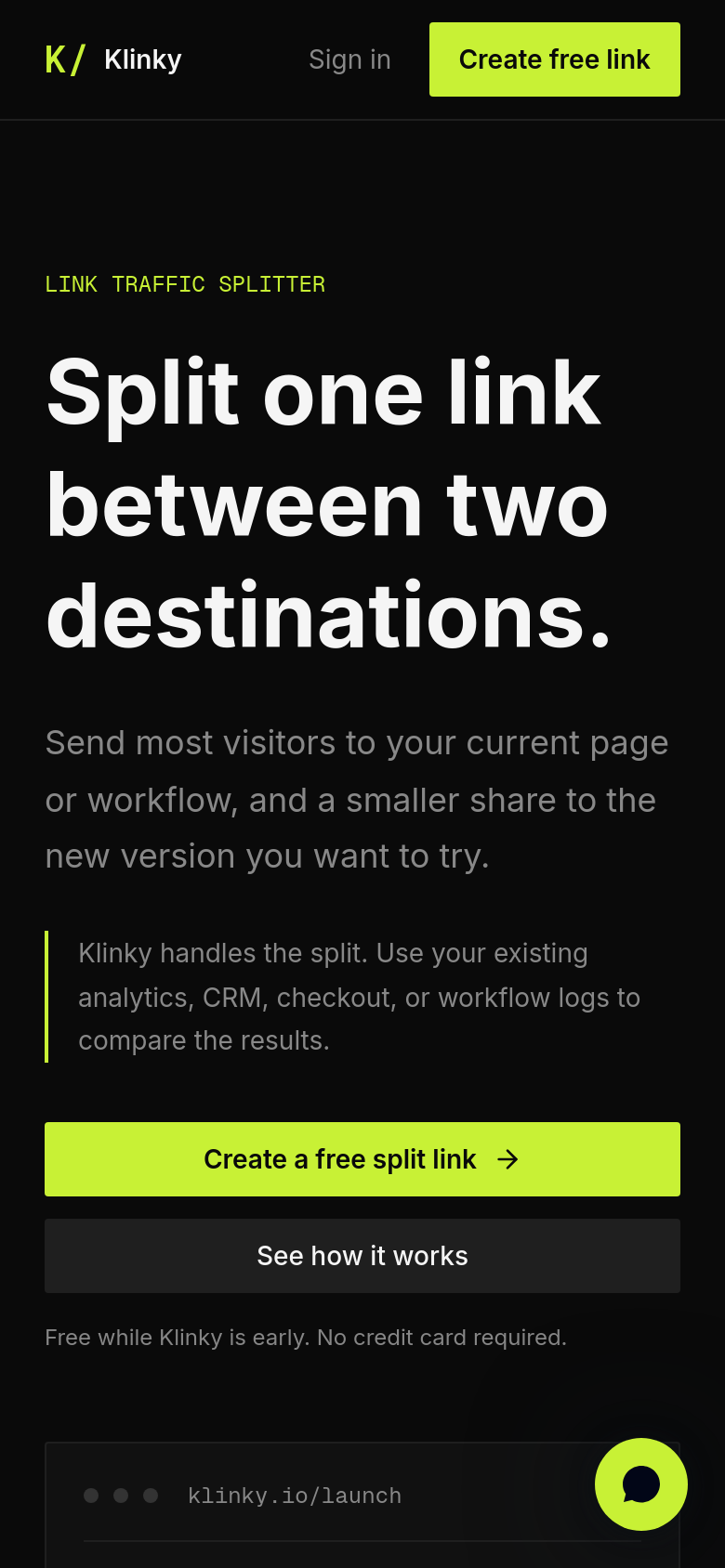 Homepage / Lander