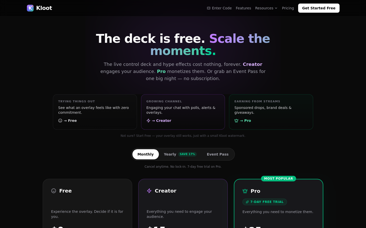 Pricing