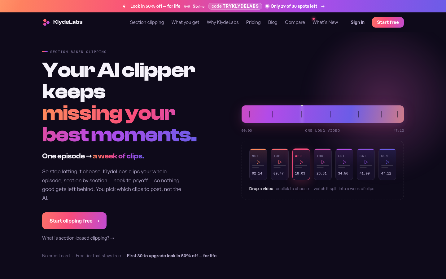 Captured Homepage / Lander
