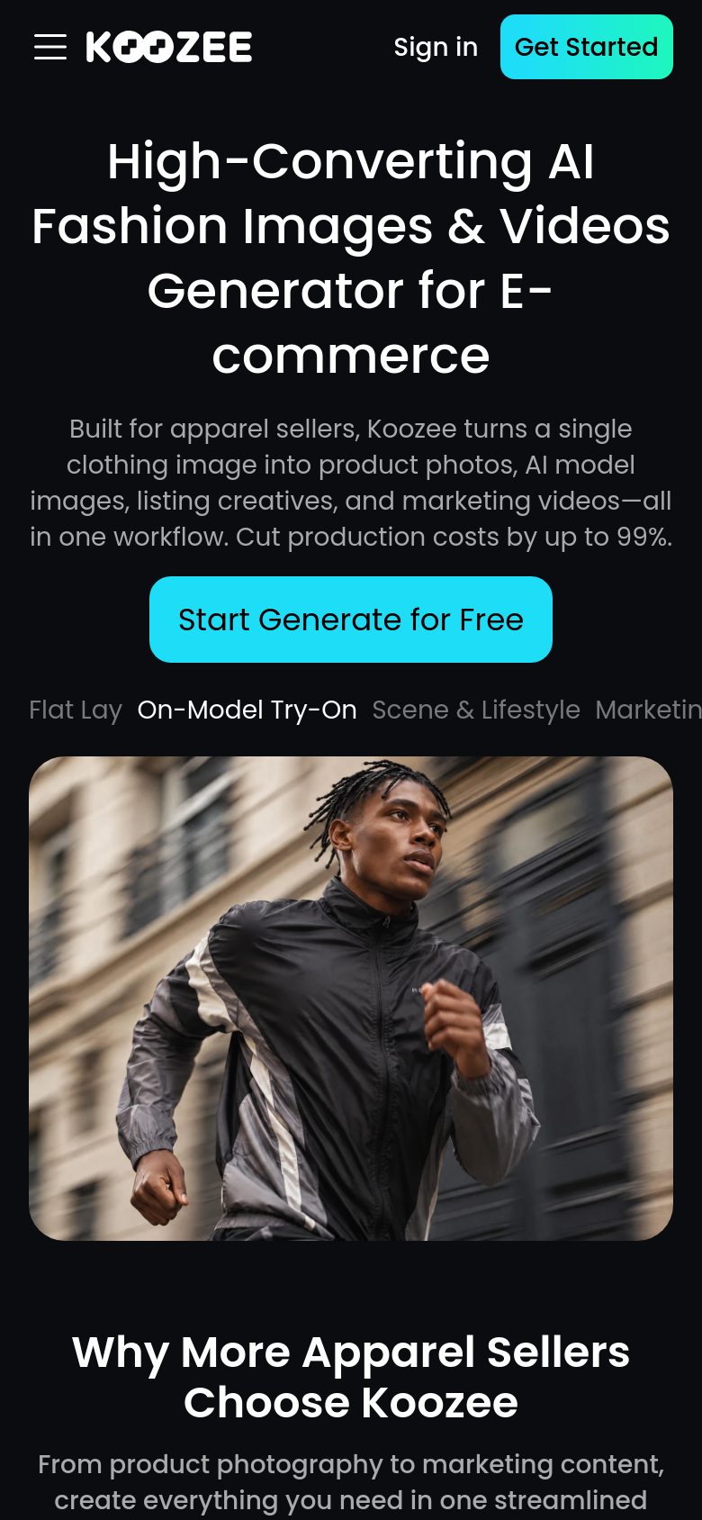 Homepage / Lander
