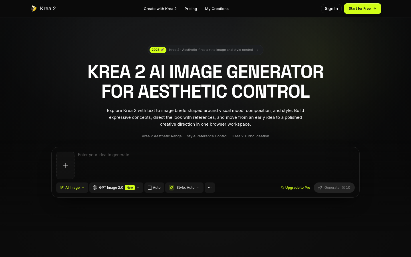 Captured Homepage / Lander