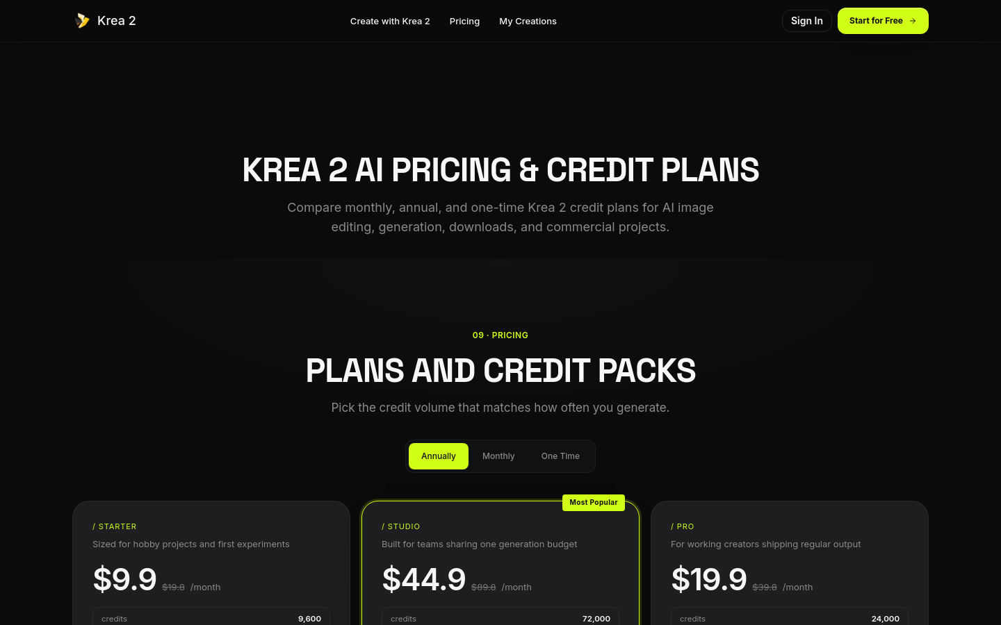 Pricing