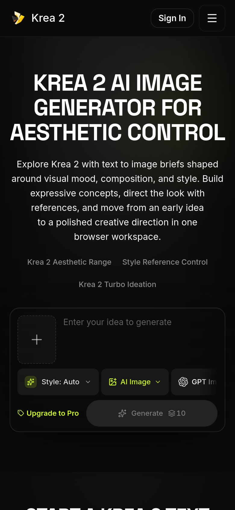 Homepage / Lander