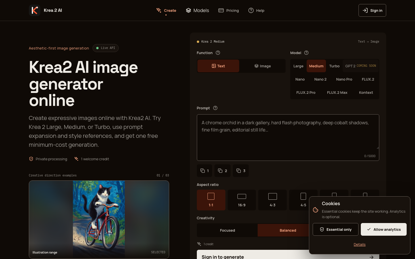 Captured Homepage / Lander