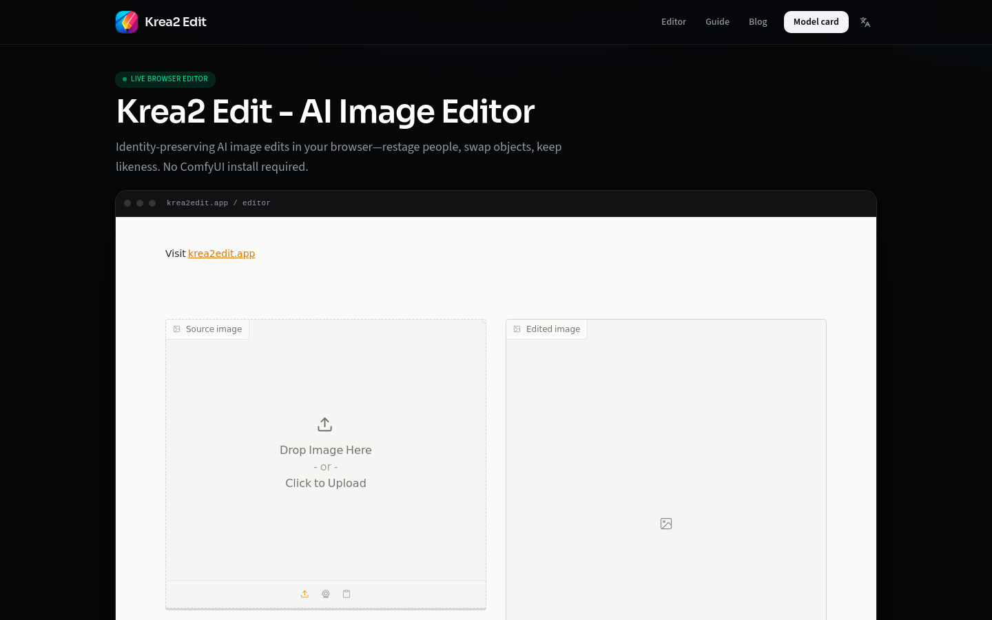 Captured Homepage / Lander