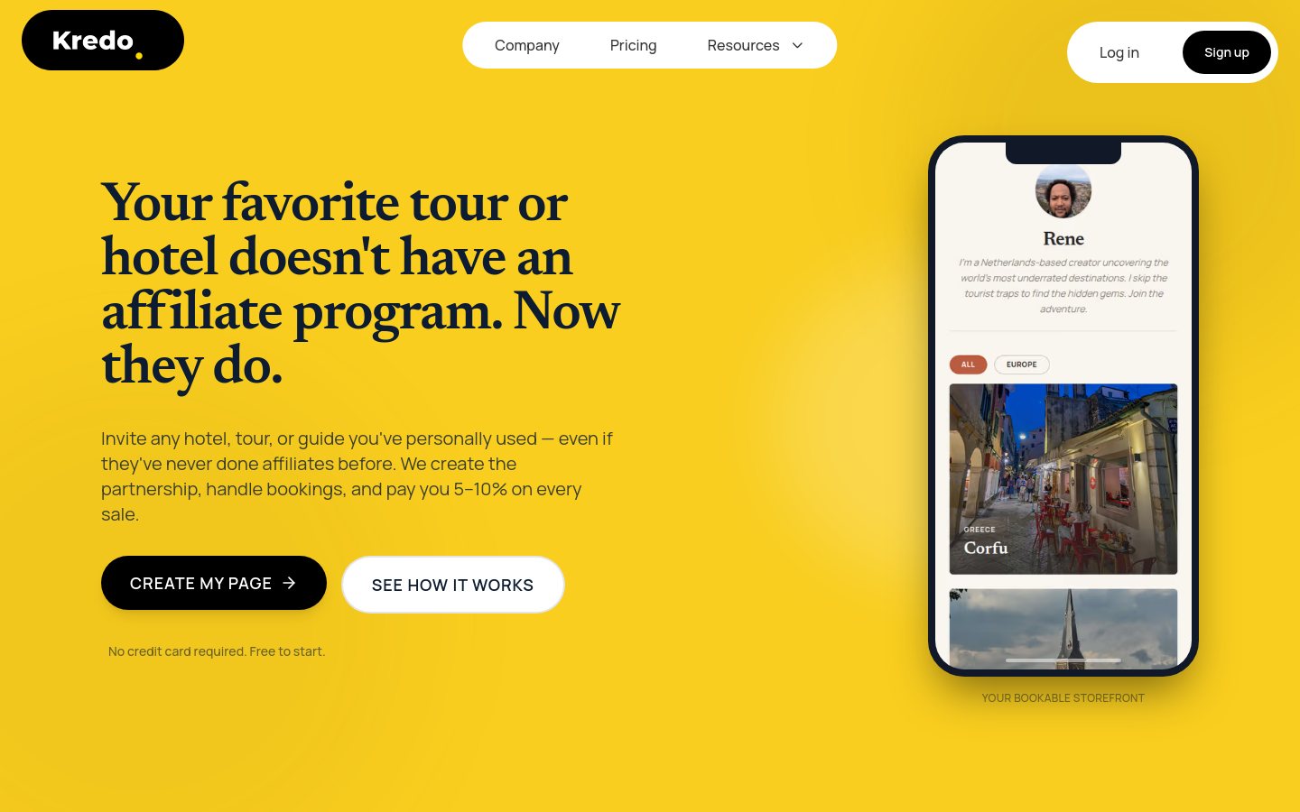 Captured Homepage / Lander