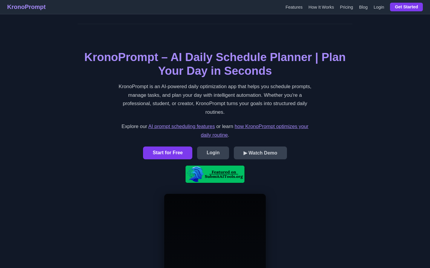 Captured Homepage / Lander