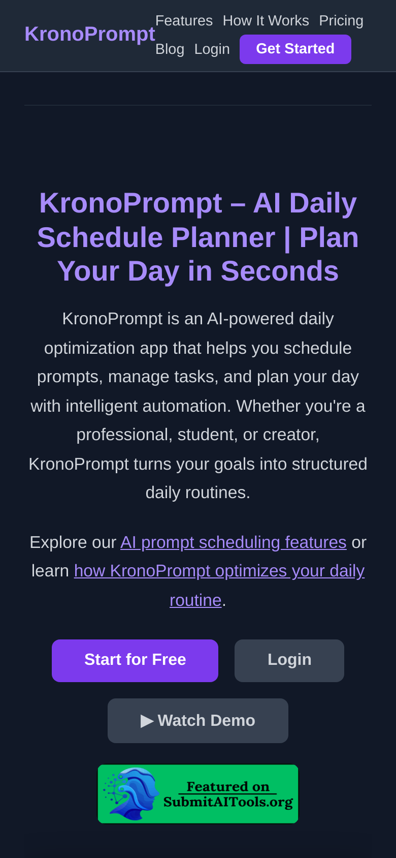 Homepage / Lander