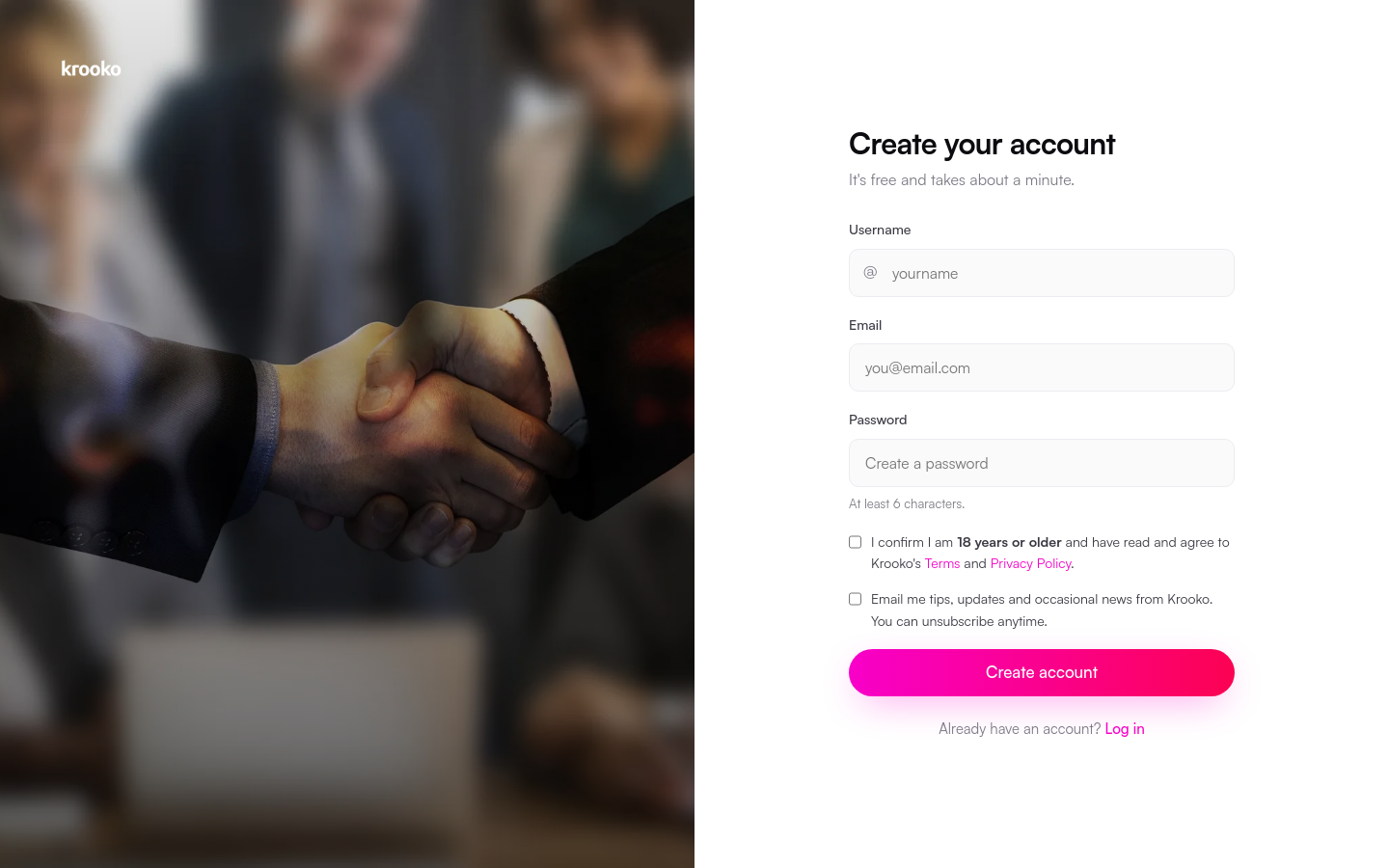 Signup