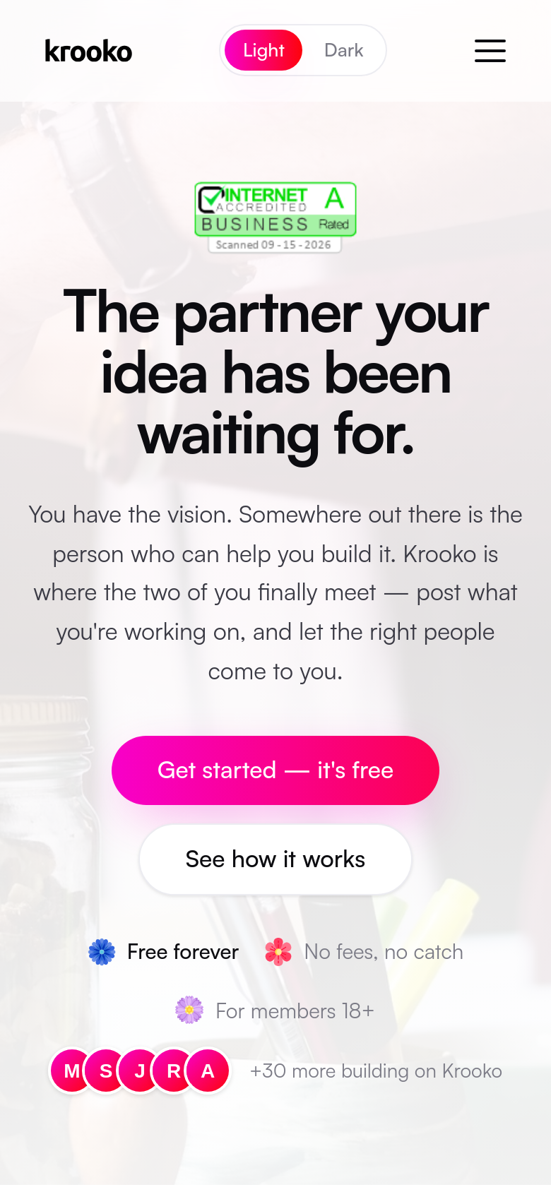 Homepage / Lander