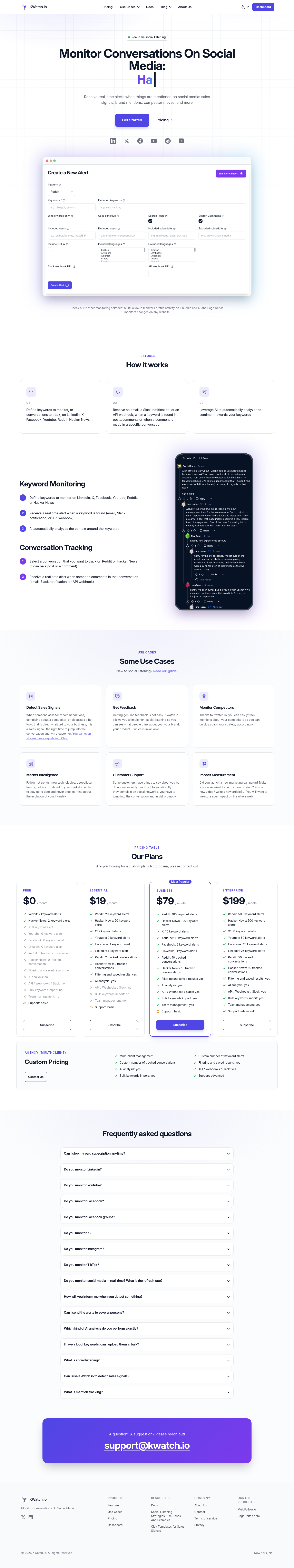 kwatch.io — The Pricing Page