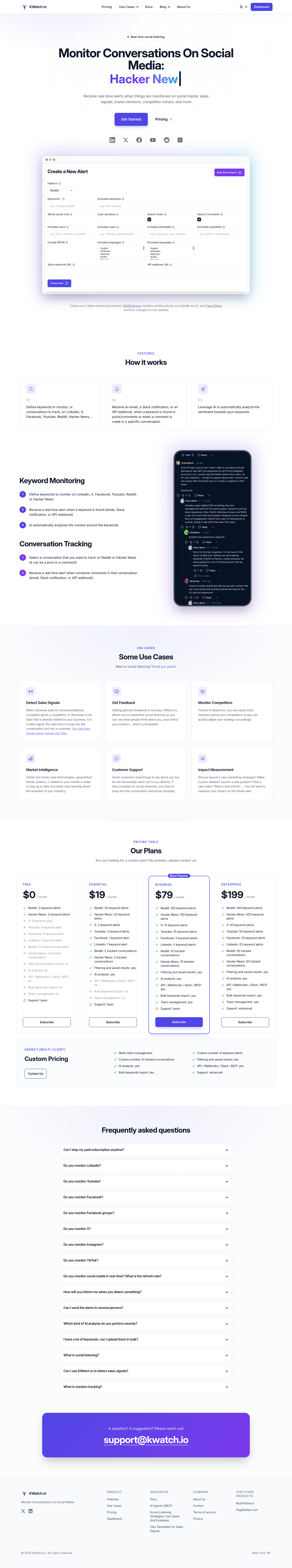 kwatch.io — The Pricing Page