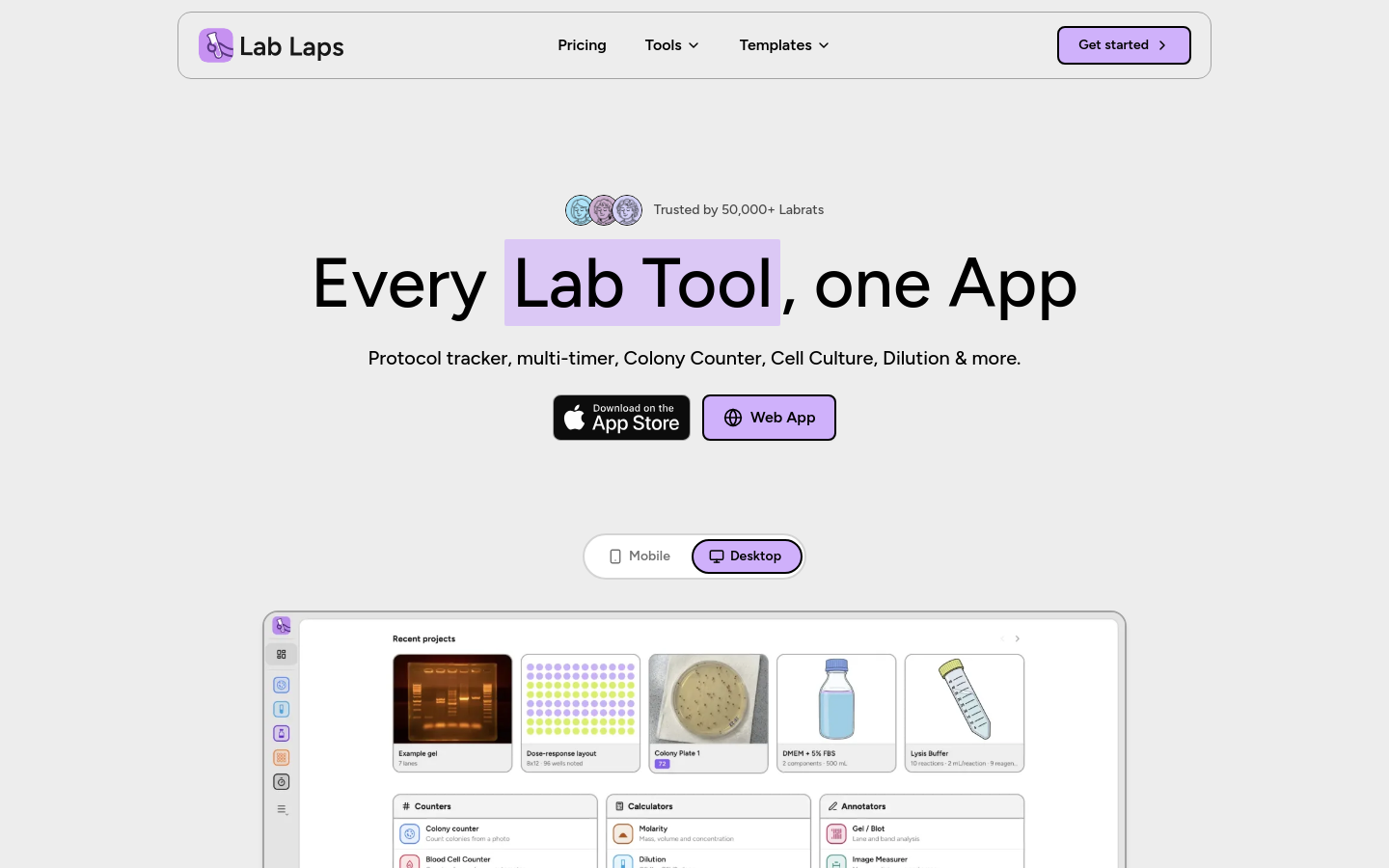 Captured Homepage / Lander