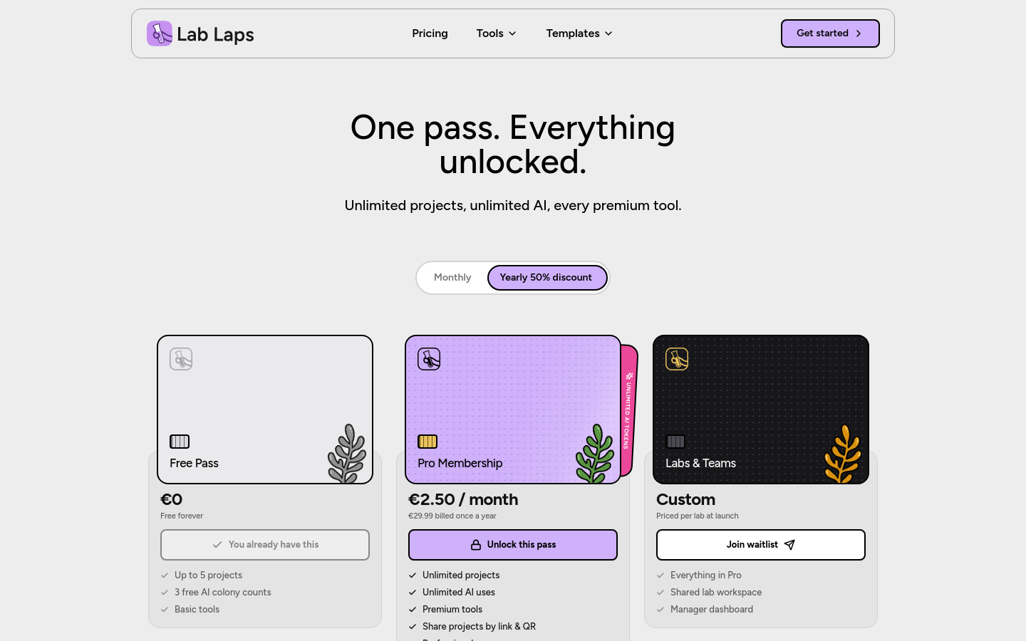 Pricing