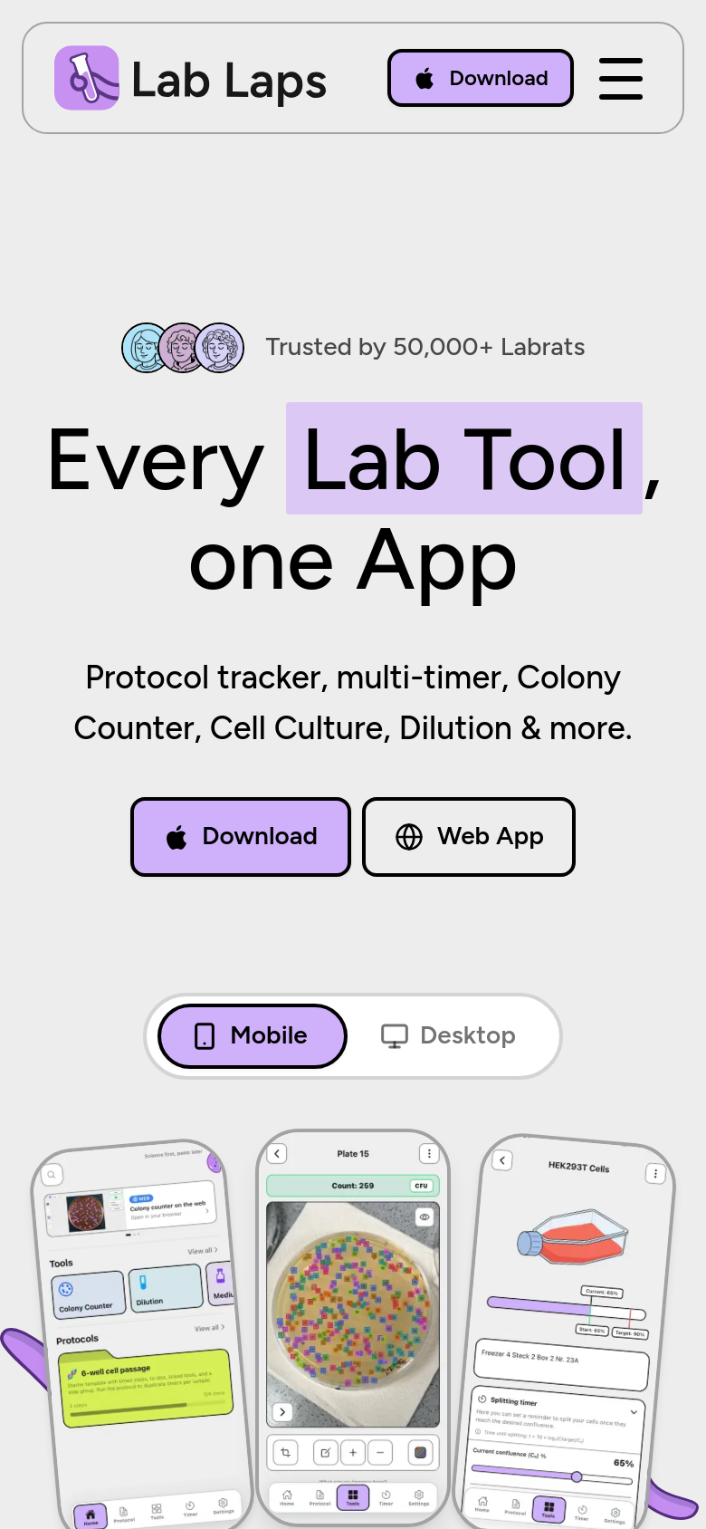Homepage / Lander