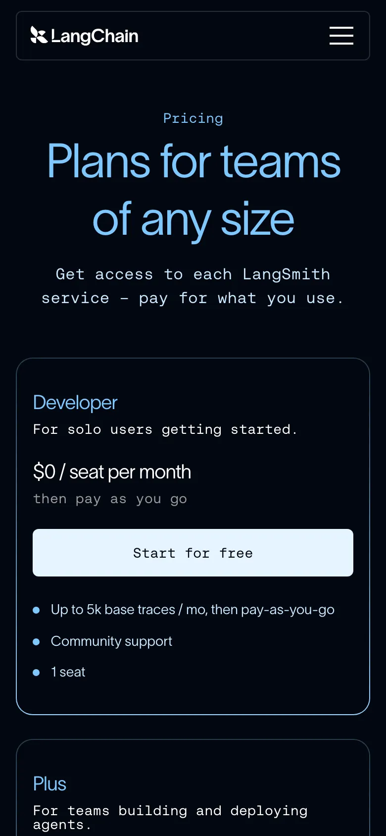 Pricing
