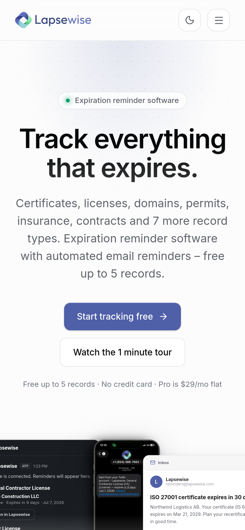 Homepage / Lander