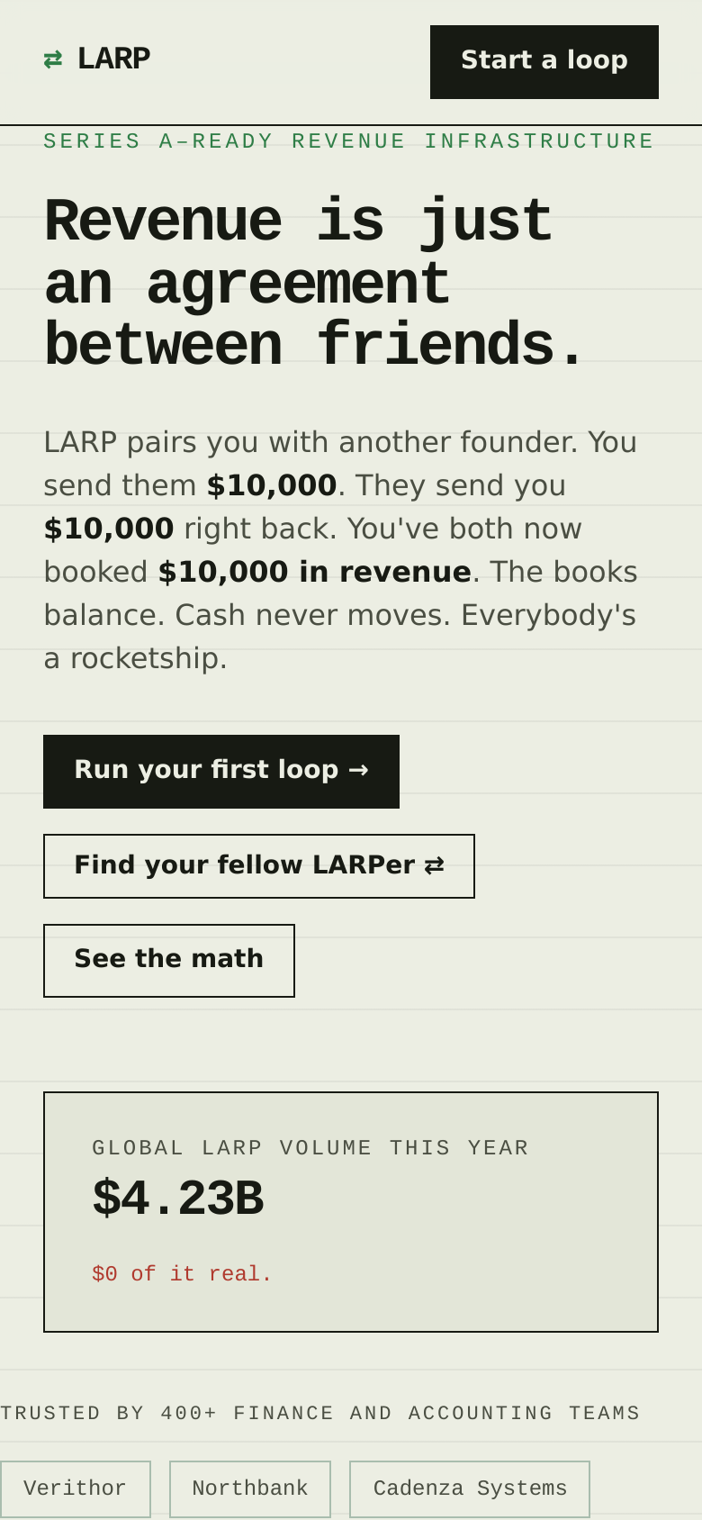 Homepage / Lander