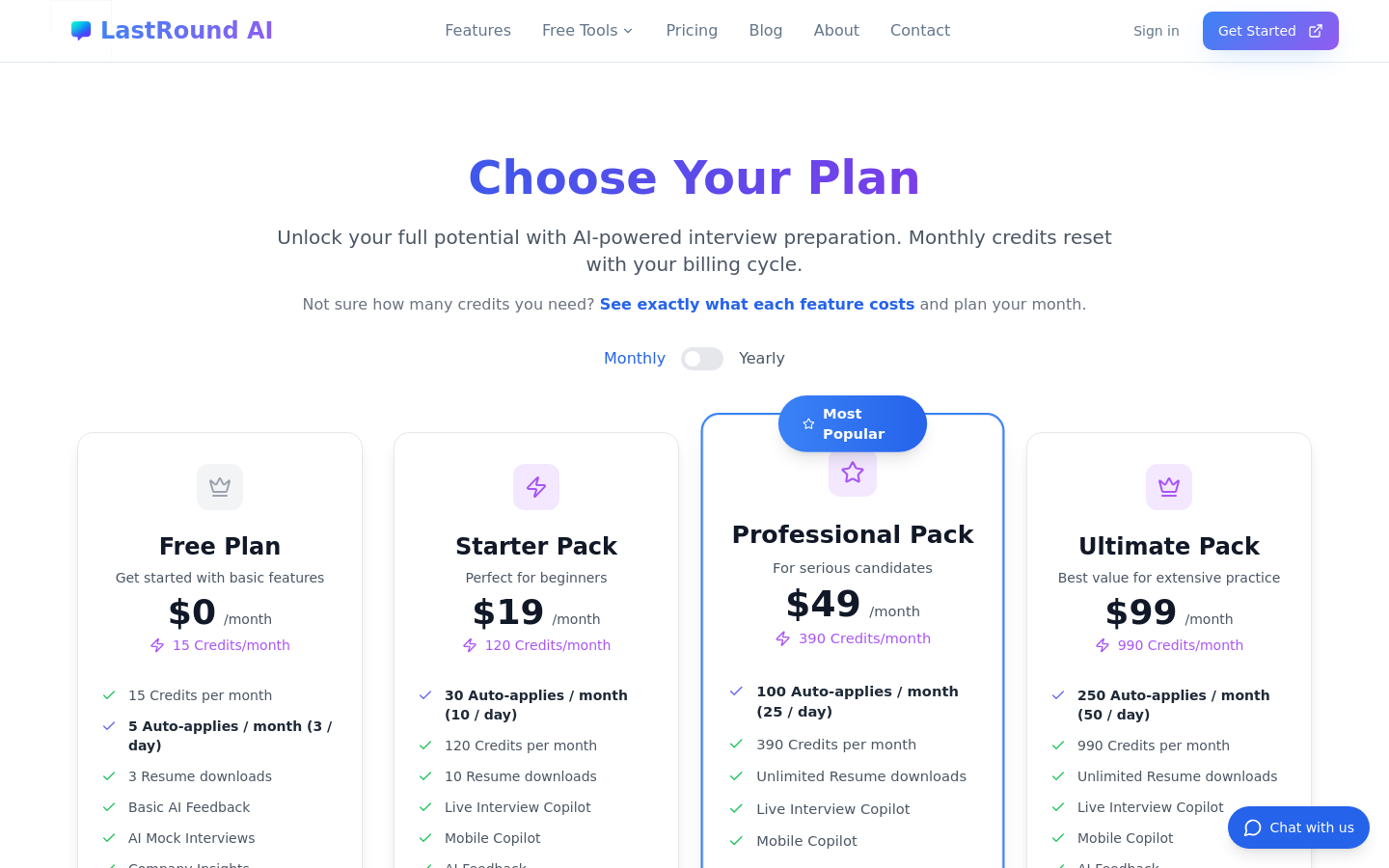 Pricing