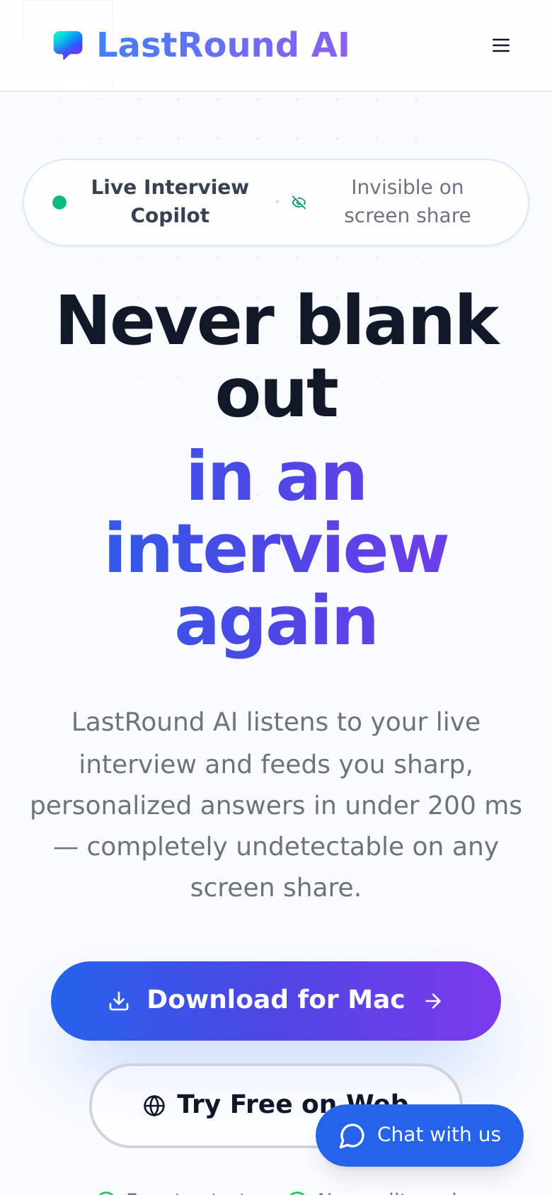Homepage / Lander