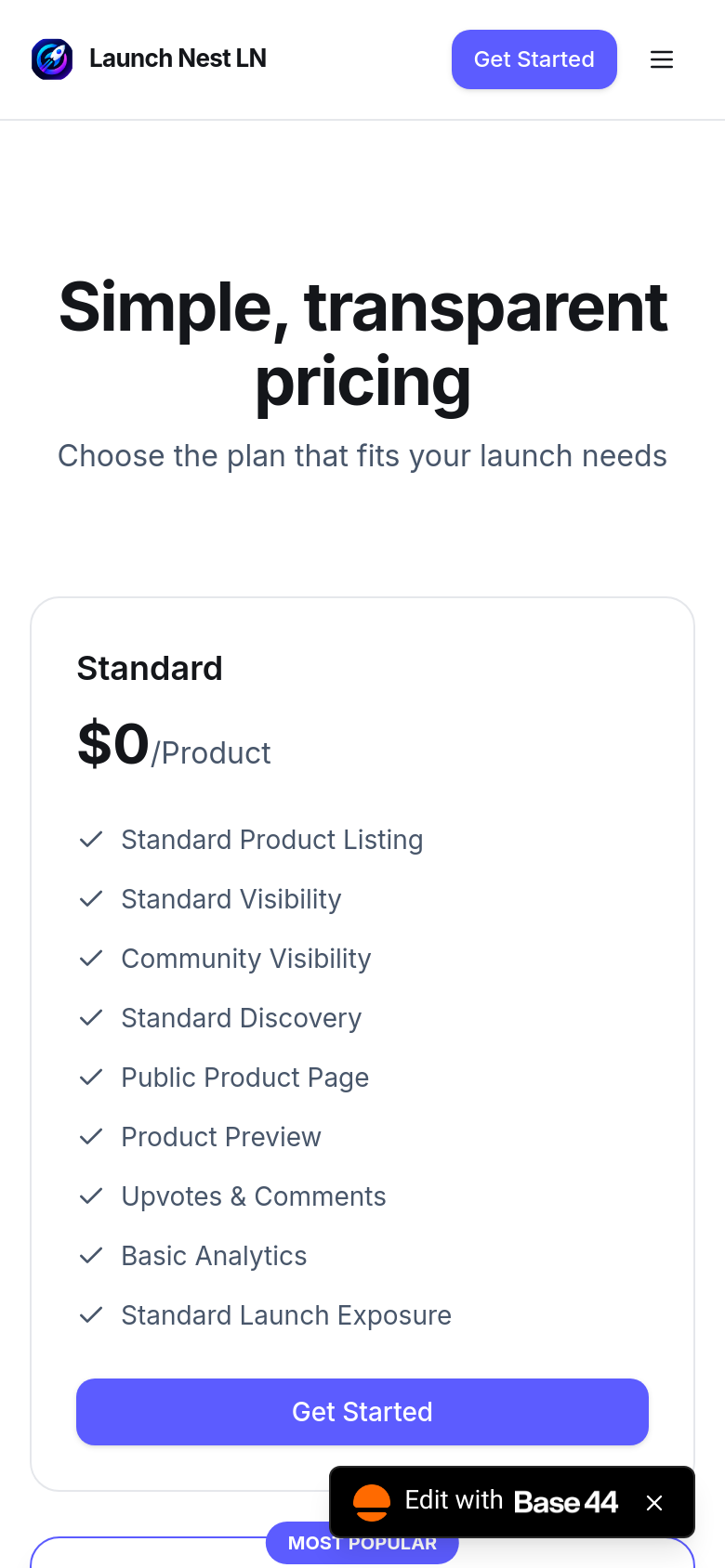 Pricing