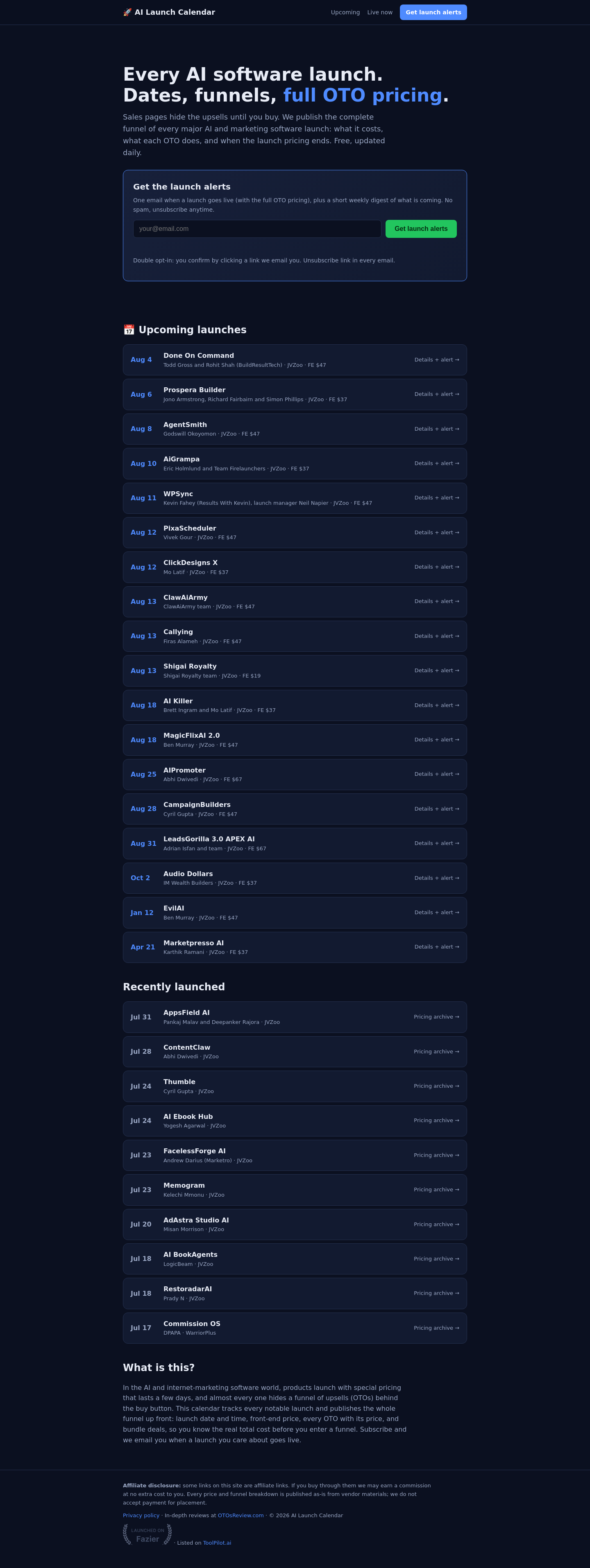 launches.otosreview.com —