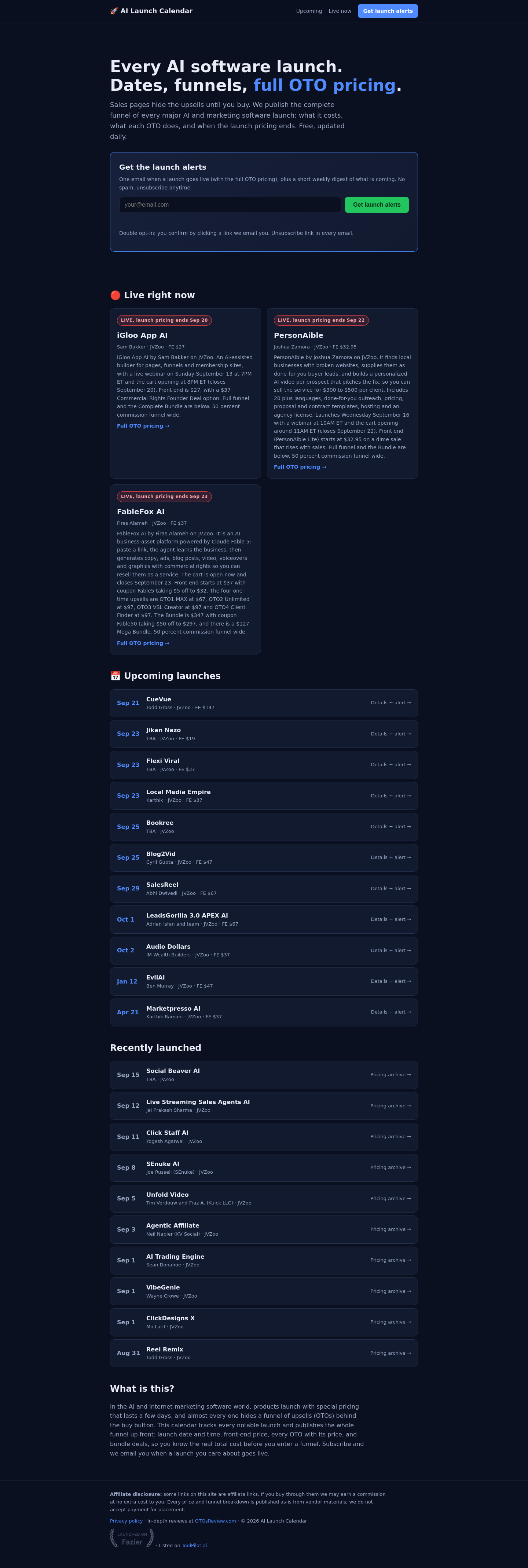 launches.otosreview.com —