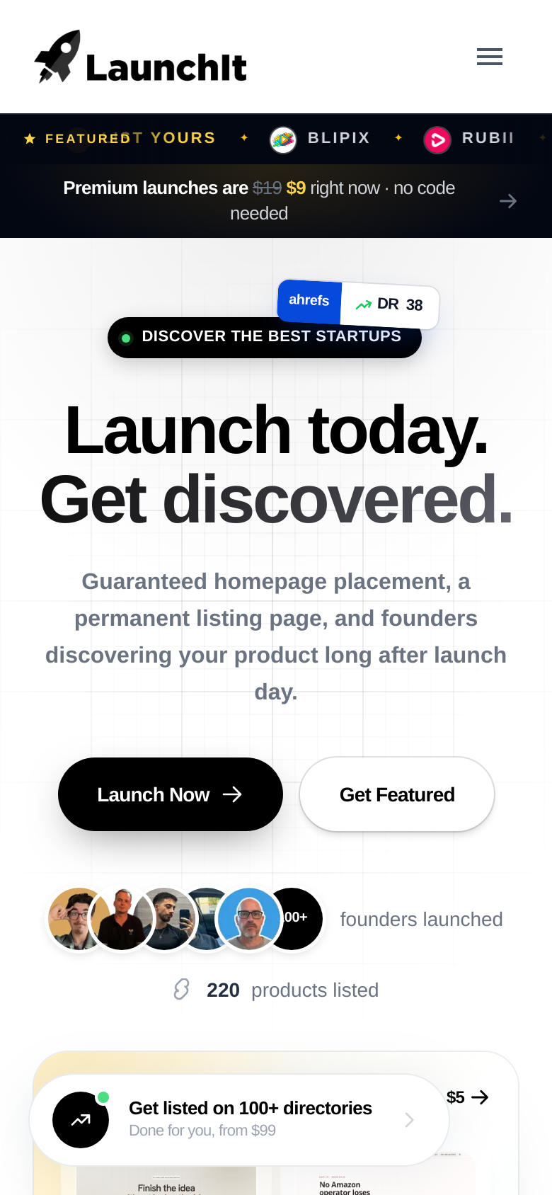 Homepage / Lander