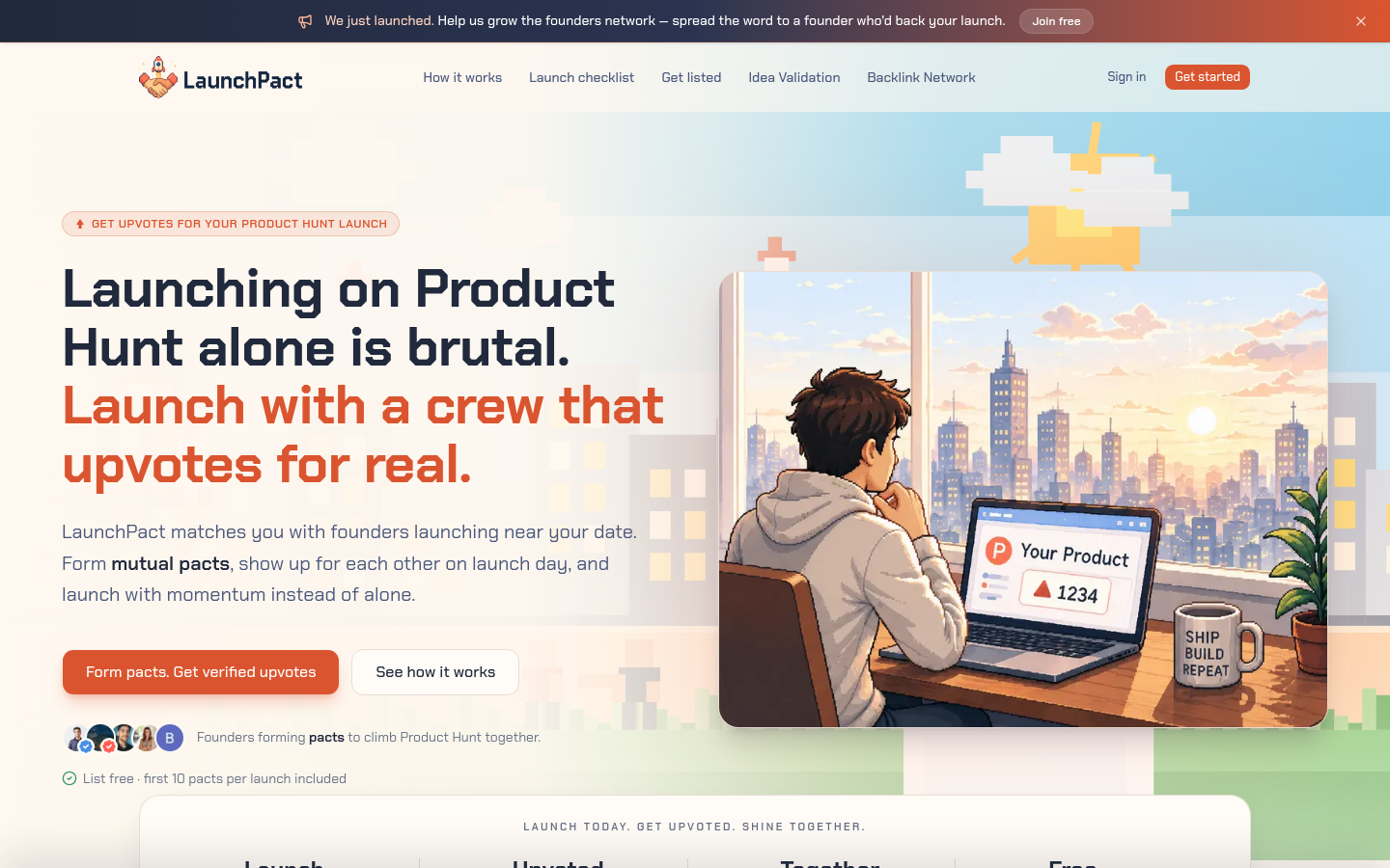 Captured Homepage / Lander
