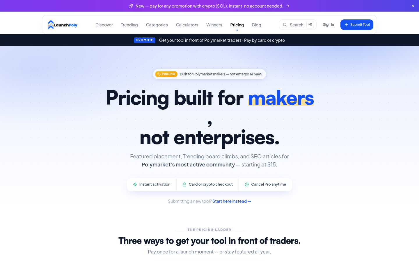 Pricing