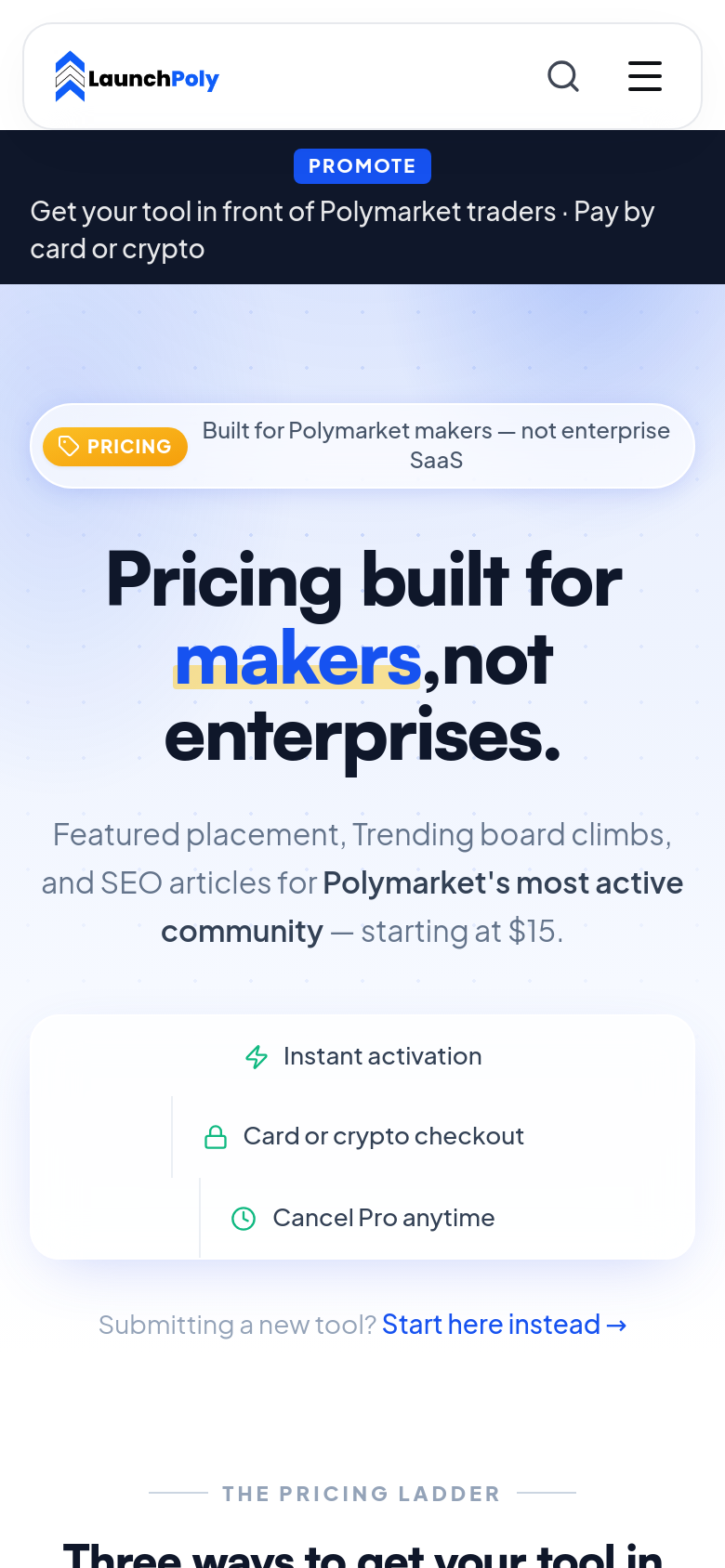 Pricing