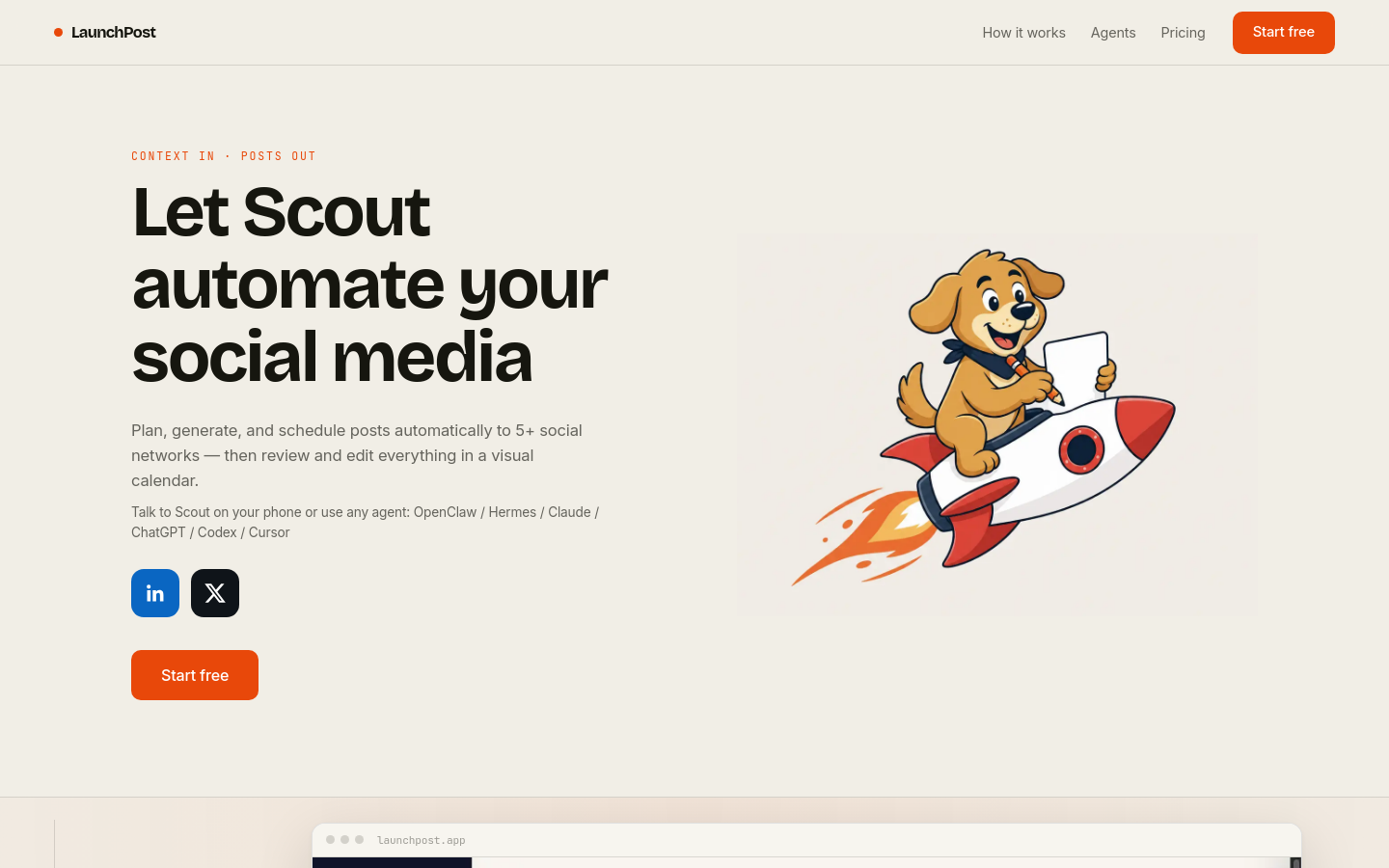Captured Homepage / Lander
