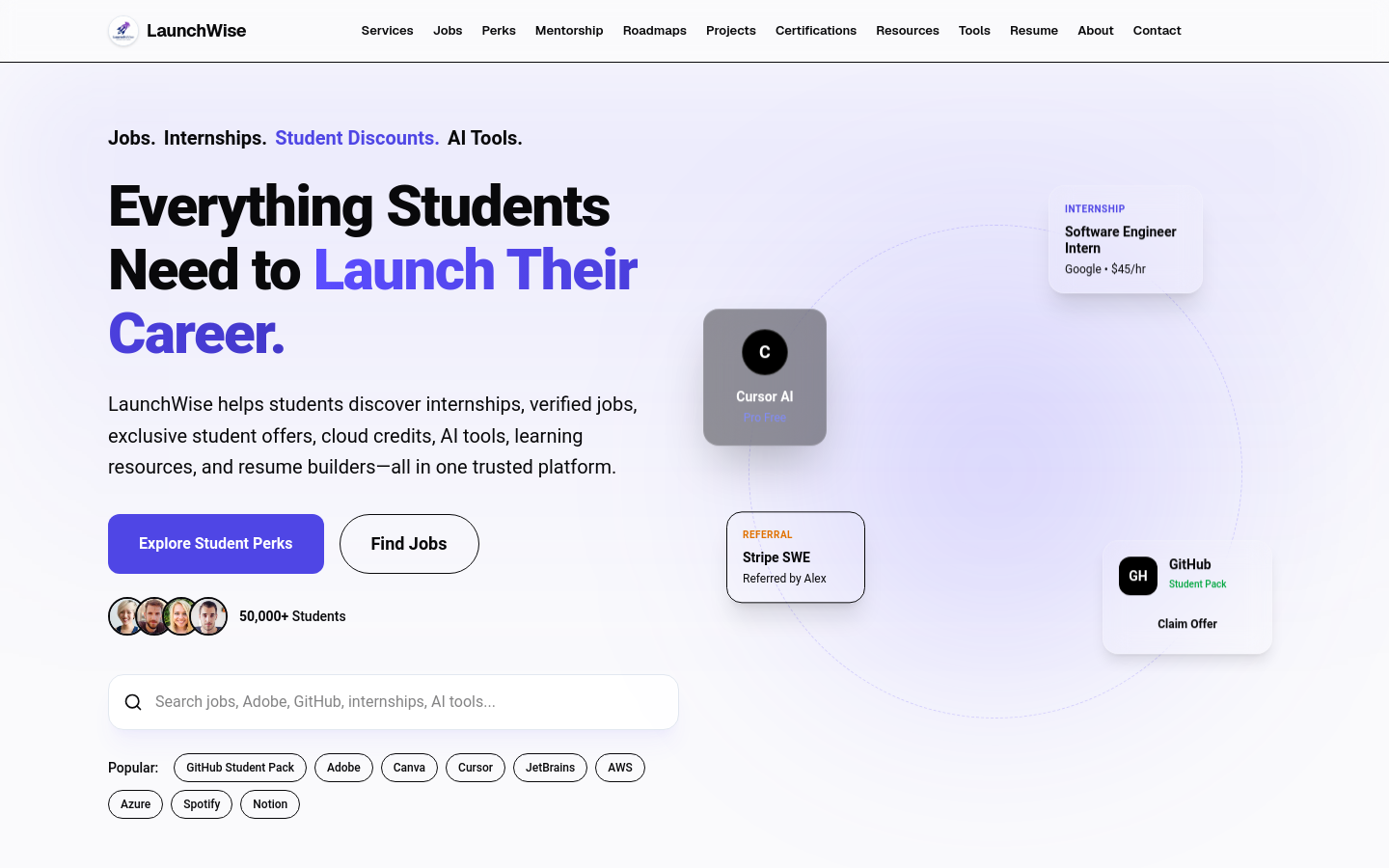 Captured Homepage / Lander
