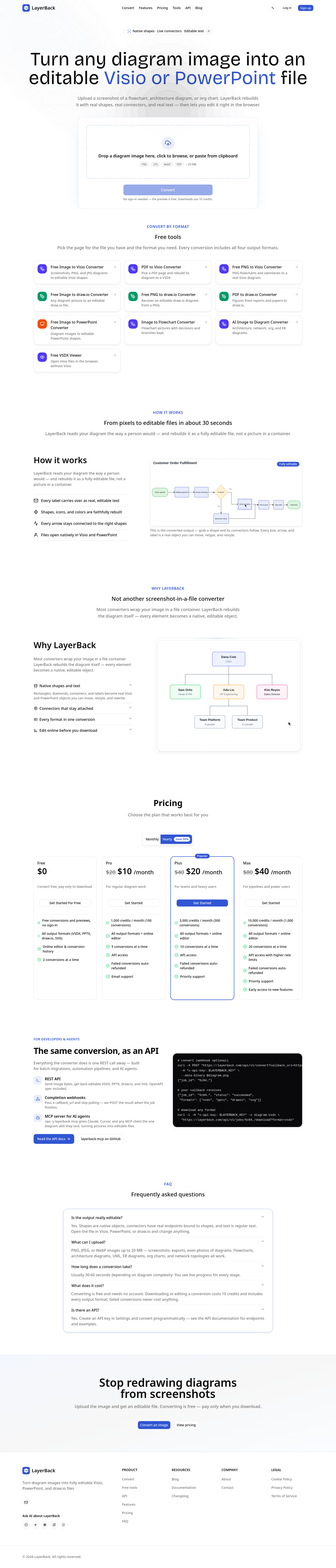 layerback.com — The Pricing Page