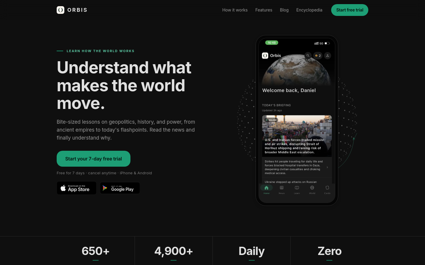 Captured Homepage / Lander