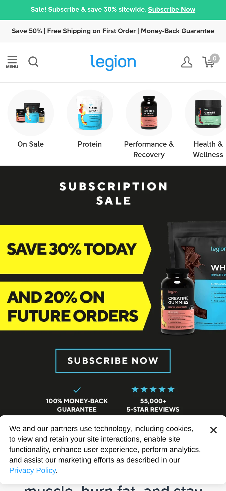 Homepage / Lander