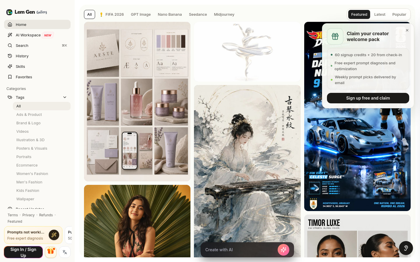 Captured Homepage / Lander