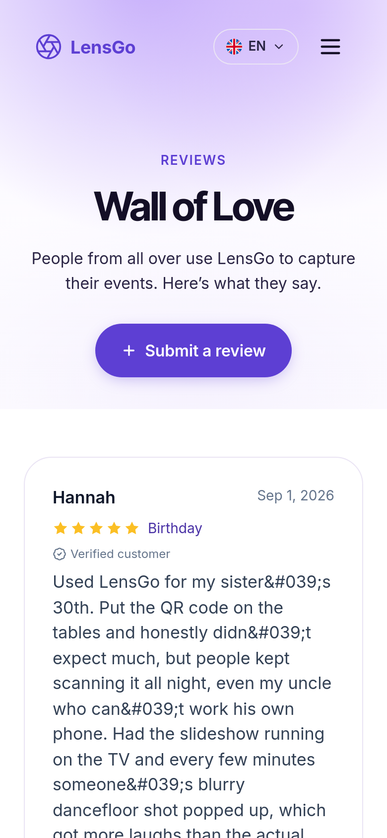 Reviews