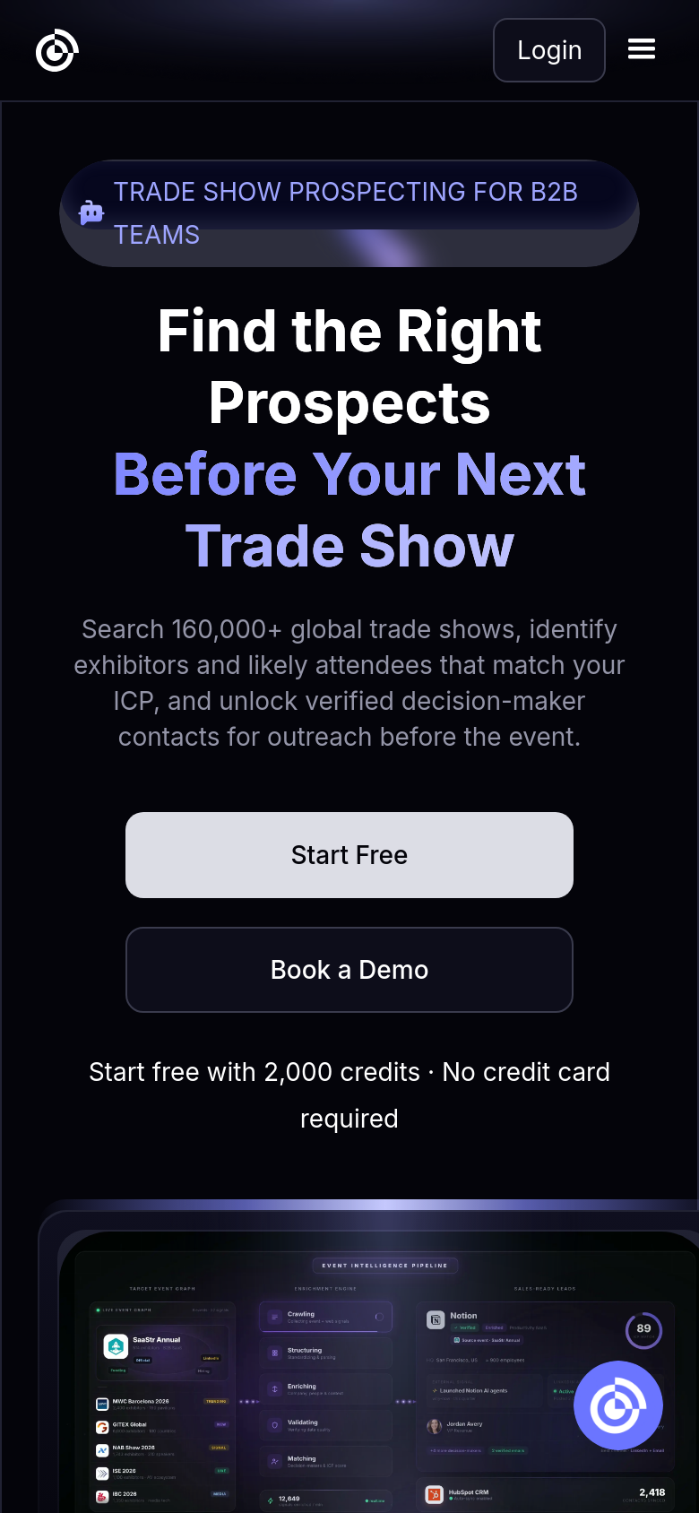 Homepage / Lander