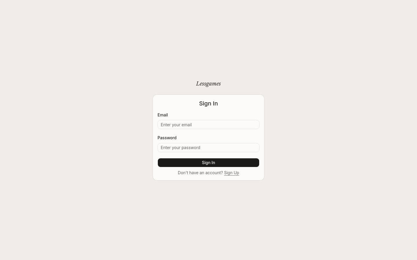 lessgames.org —