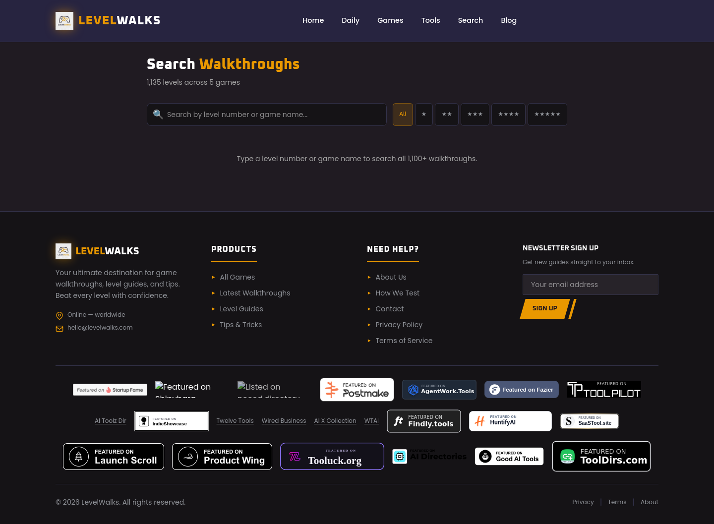 levelwalks.com — 