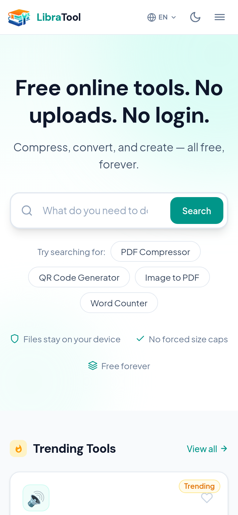 Homepage / Lander