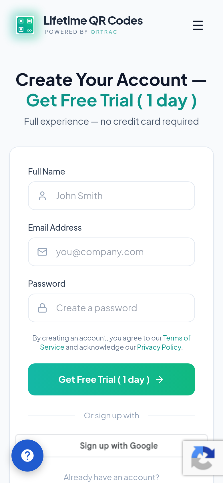 Signup