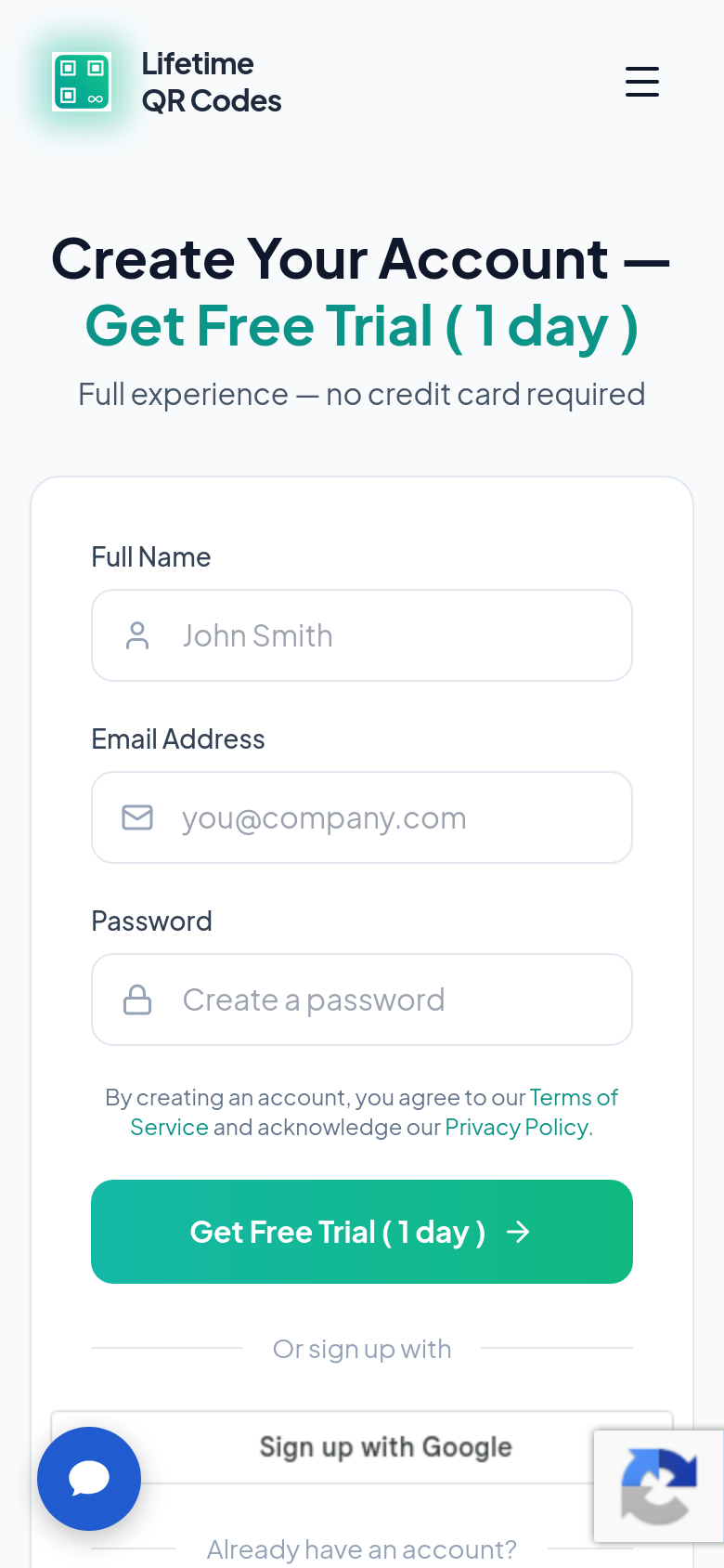 Signup